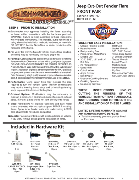 Installation Manual